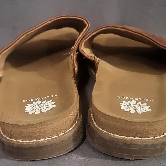 Yellow Box Brown Slide Sandals - Picture 3 of 6
